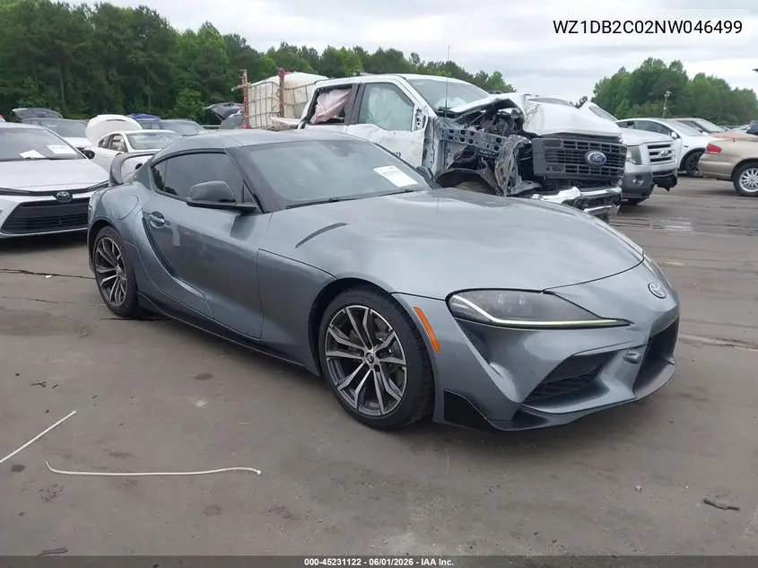 2022 Toyota Gr Supra 2.0 VIN: WZ1DB2C02NW046499 Lot: 45231122