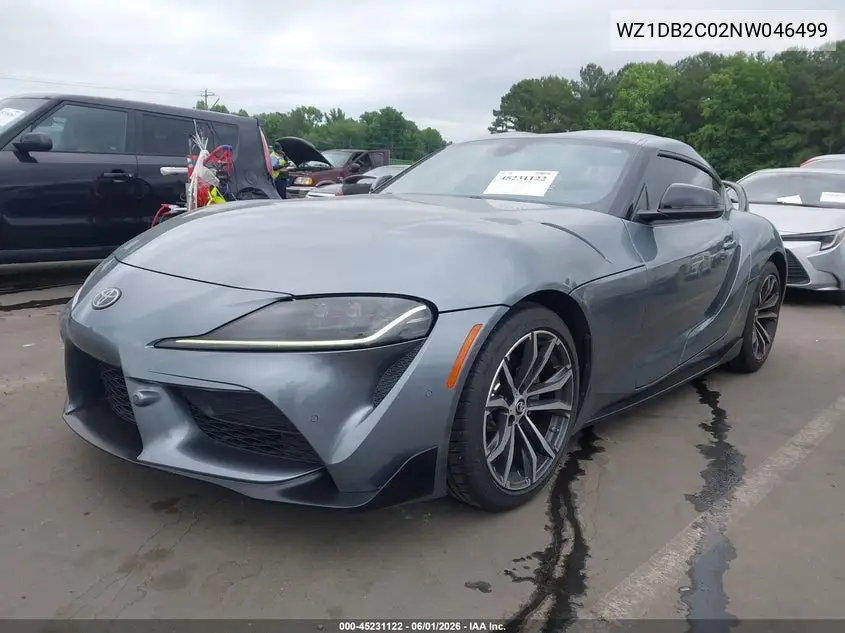 2022 Toyota Gr Supra 2.0 VIN: WZ1DB2C02NW046499 Lot: 45231122