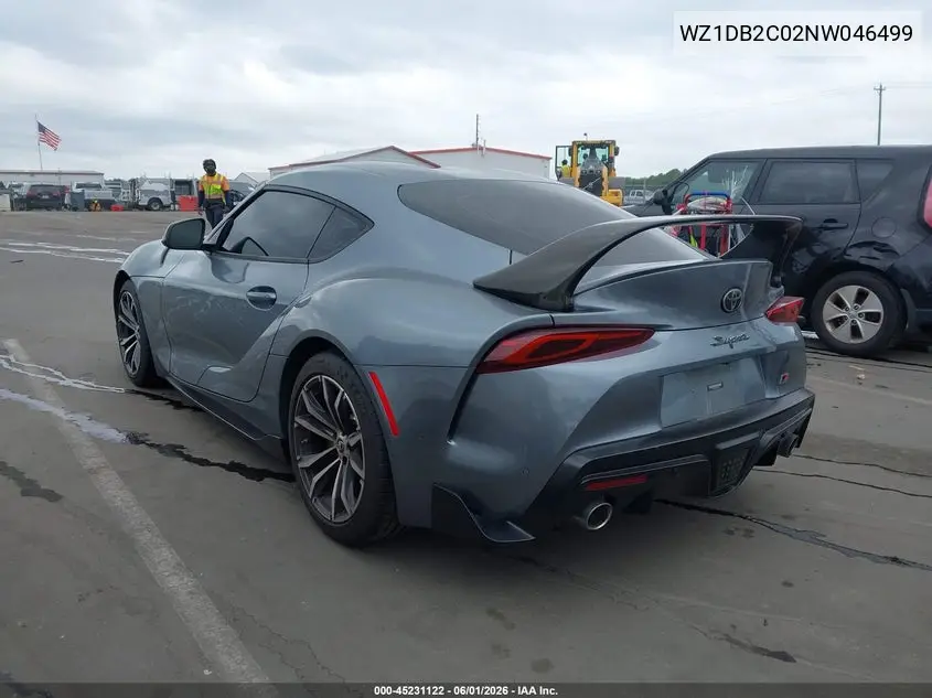 2022 Toyota Gr Supra 2.0 VIN: WZ1DB2C02NW046499 Lot: 45231122