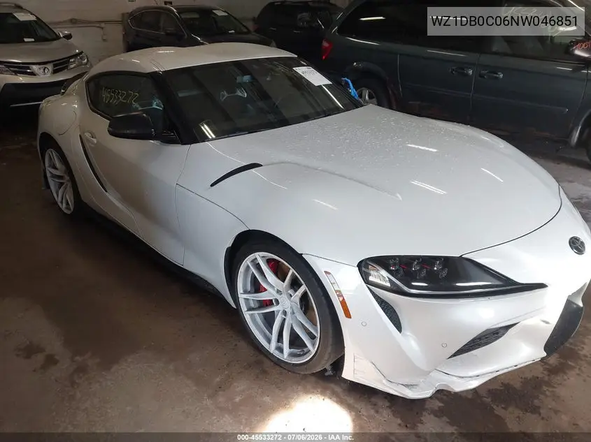 2022 Toyota Gr Supra A91 Edition VIN: WZ1DB0C06NW046851 Lot: 45533272