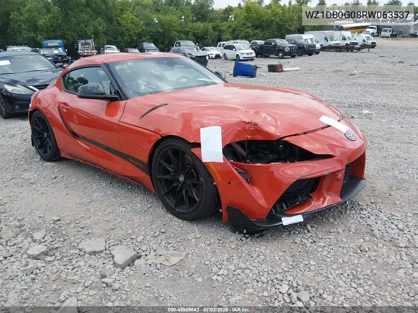 2024 Toyota Gr Supra 45Th Anniversary Edition VIN: WZ1DB0G08RW063537 Lot: 45509843