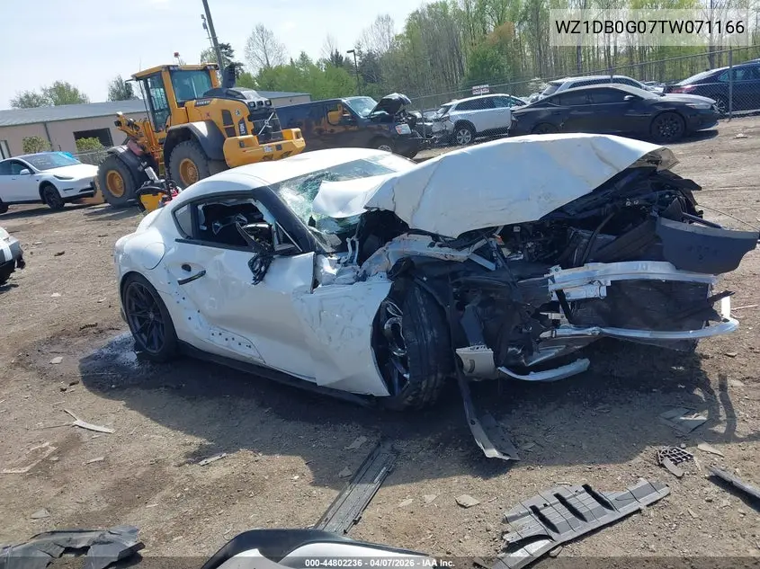 2026 Toyota Gr Supra 3.0 Premium VIN: WZ1DB0G07TW071166 Lot: 44802236