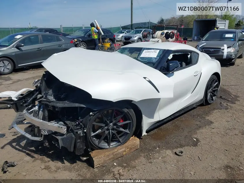 2026 Toyota Gr Supra 3.0 Premium VIN: WZ1DB0G07TW071166 Lot: 44802236