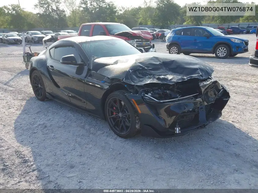 2026 Toyota Gr Supra 3.0 Premium VIN: WZ1DB0G04TW076874 Lot: 44973603