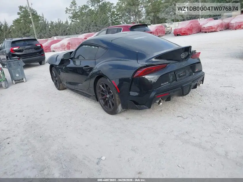 2026 Toyota Gr Supra 3.0 Premium VIN: WZ1DB0G04TW076874 Lot: 44973603