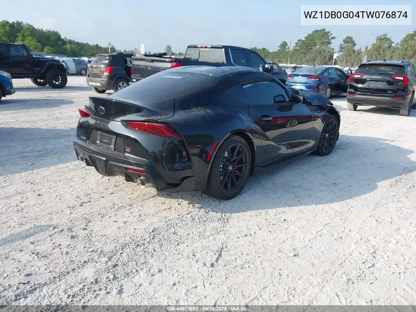 2026 Toyota Gr Supra 3.0 Premium VIN: WZ1DB0G04TW076874 Lot: 44973603