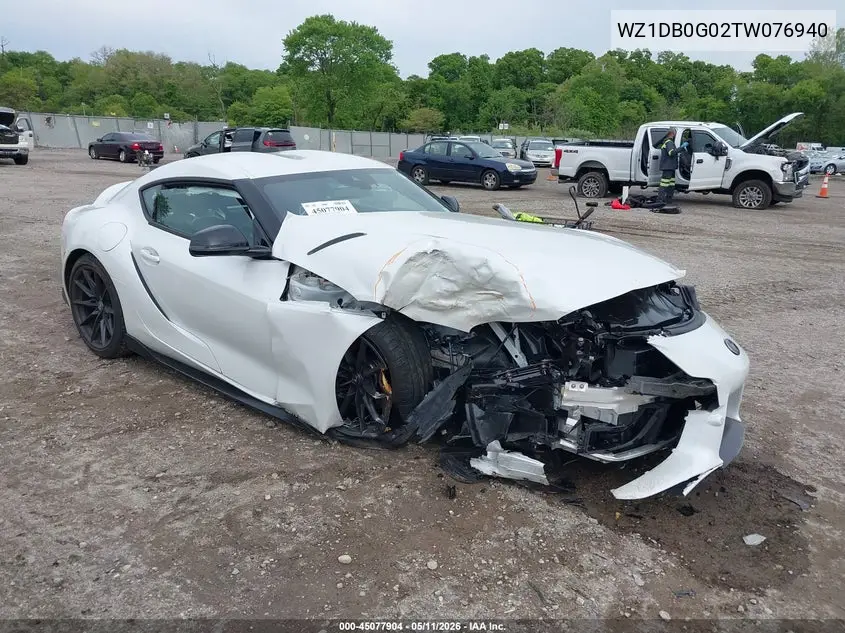 2026 Toyota Gr Supra 3.0 Premium VIN: WZ1DB0G02TW076940 Lot: 45077904