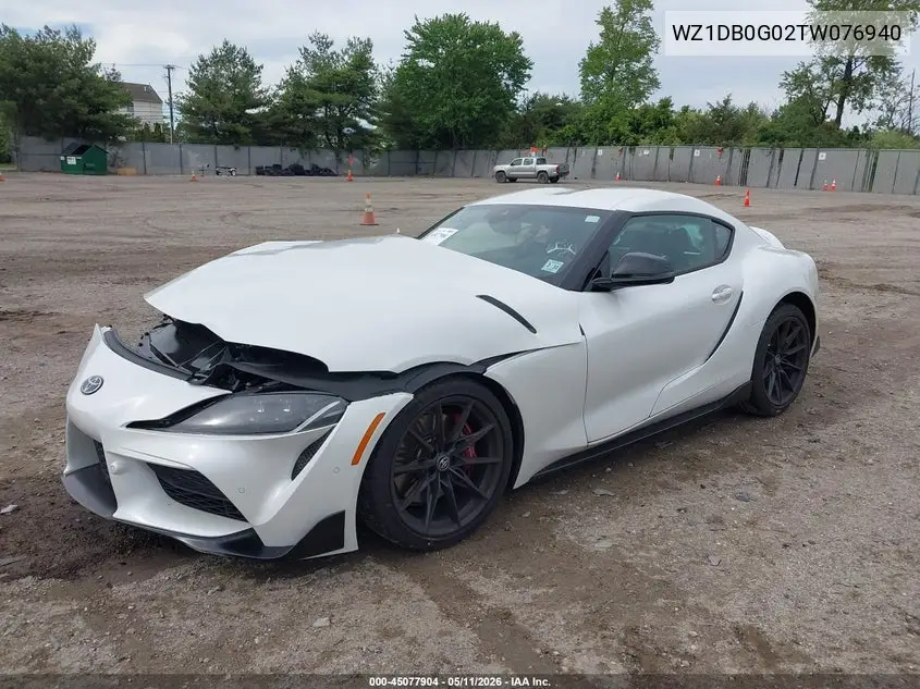 2026 Toyota Gr Supra 3.0 Premium VIN: WZ1DB0G02TW076940 Lot: 45077904