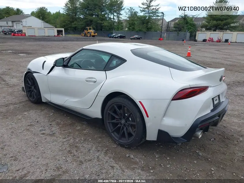 2026 Toyota Gr Supra 3.0 Premium VIN: WZ1DB0G02TW076940 Lot: 45077904