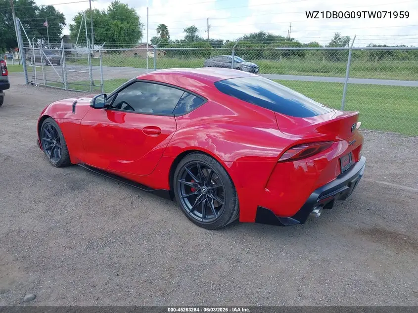 2026 Toyota Gr Supra 3.0 Premium VIN: WZ1DB0G09TW071959 Lot: 45263284