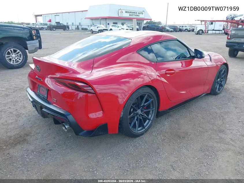 2026 Toyota Gr Supra 3.0 Premium VIN: WZ1DB0G09TW071959 Lot: 45263284