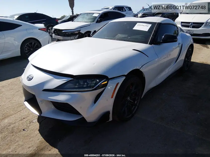 2026 Toyota Gr Supra 3.0 Premium VIN: WZ1DB0G01TW072748 Lot: 45594251