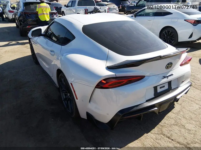 2026 Toyota Gr Supra 3.0 Premium VIN: WZ1DB0G01TW072748 Lot: 45594251
