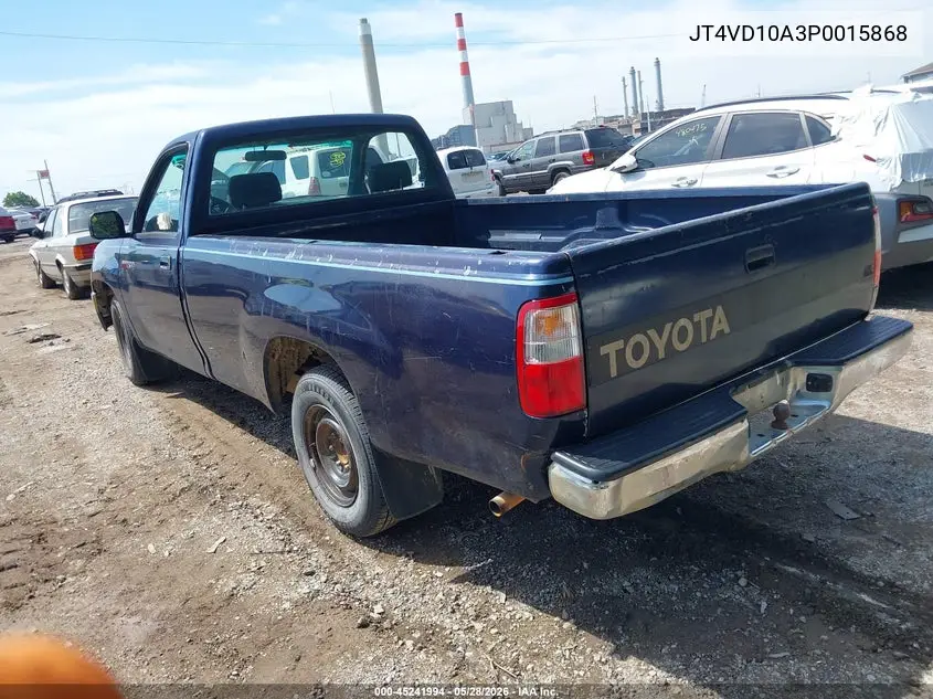 1993 Toyota T100 VIN: JT4VD10A3P0015868 Lot: 45241994