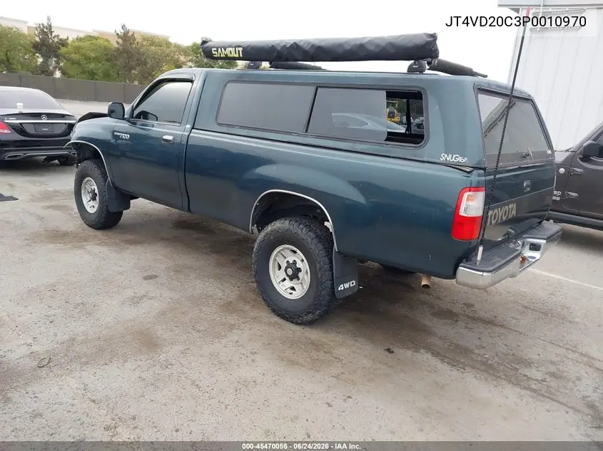 1993 Toyota T100 Sr5 VIN: JT4VD20C3P0010970 Lot: 45470056