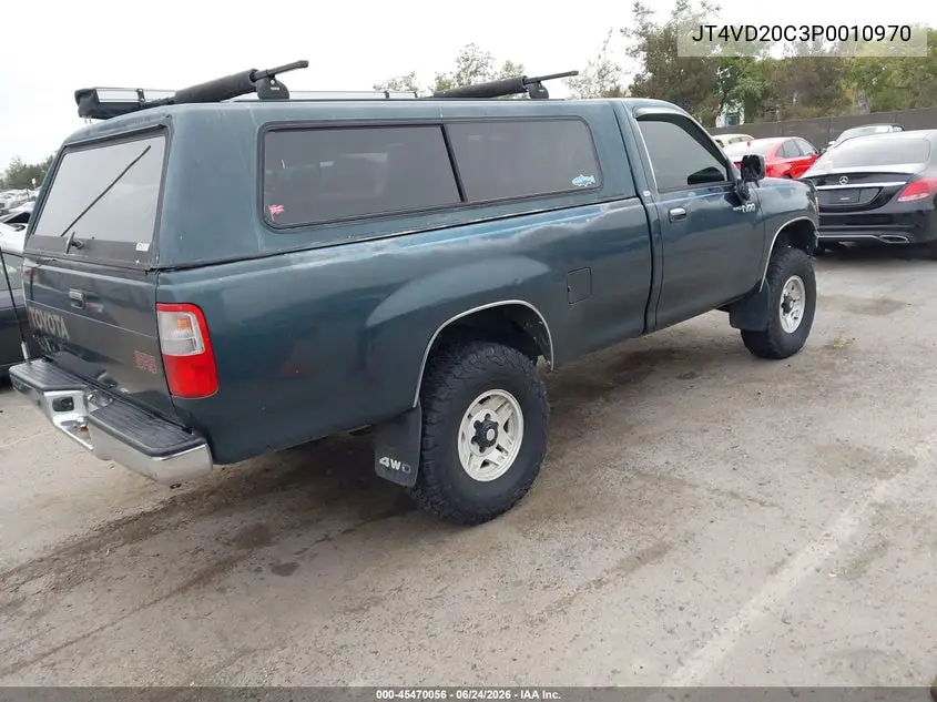 1993 Toyota T100 Sr5 VIN: JT4VD20C3P0010970 Lot: 45470056