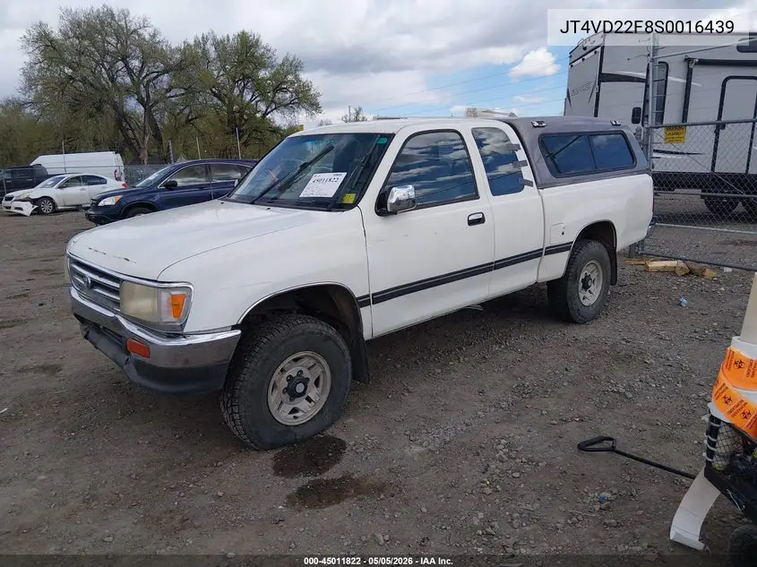 1995 Toyota T100 Xtracab Sr5 VIN: JT4VD22F8S0016439 Lot: 45011822