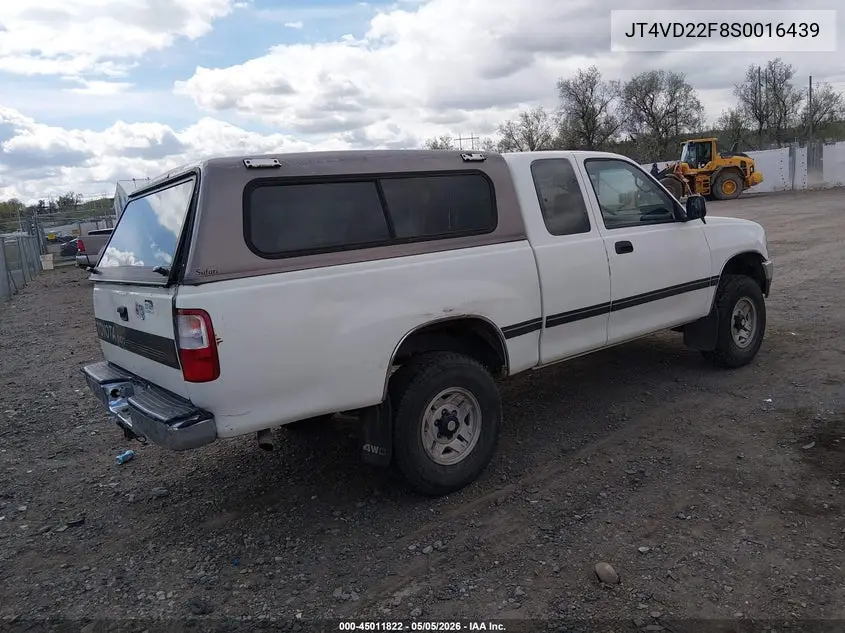 1995 Toyota T100 Xtracab Sr5 VIN: JT4VD22F8S0016439 Lot: 45011822