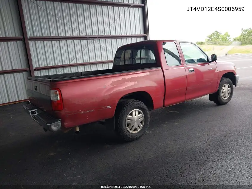 1995 Toyota T100 Xtracab/Dx VIN: JT4VD12E4S0006959 Lot: 45196934