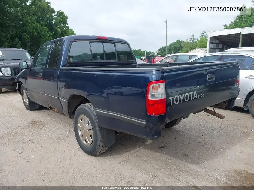 1995 Toyota T100 Xtracab/Dx VIN: JT4VD12E3S0007861 Lot: 45327153