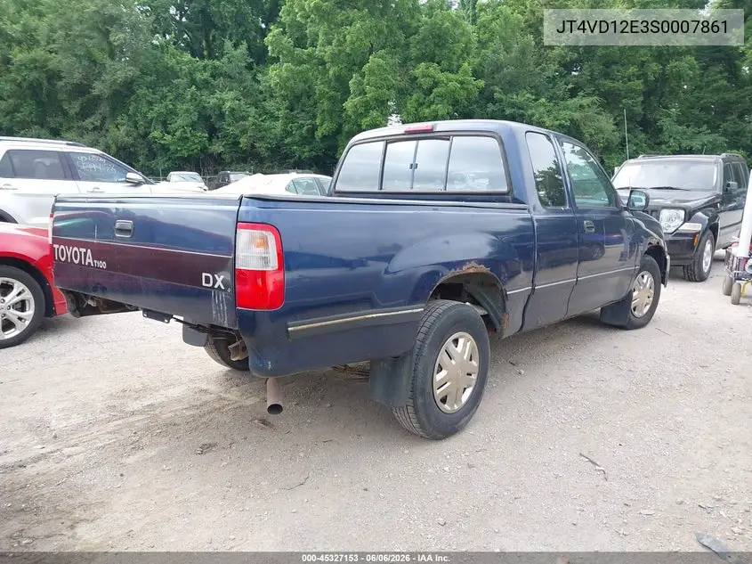 1995 Toyota T100 Xtracab/Dx VIN: JT4VD12E3S0007861 Lot: 45327153