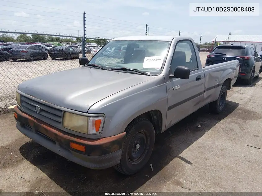 1995 Toyota T100 VIN: JT4UD10D2S0008408 Lot: 45653299