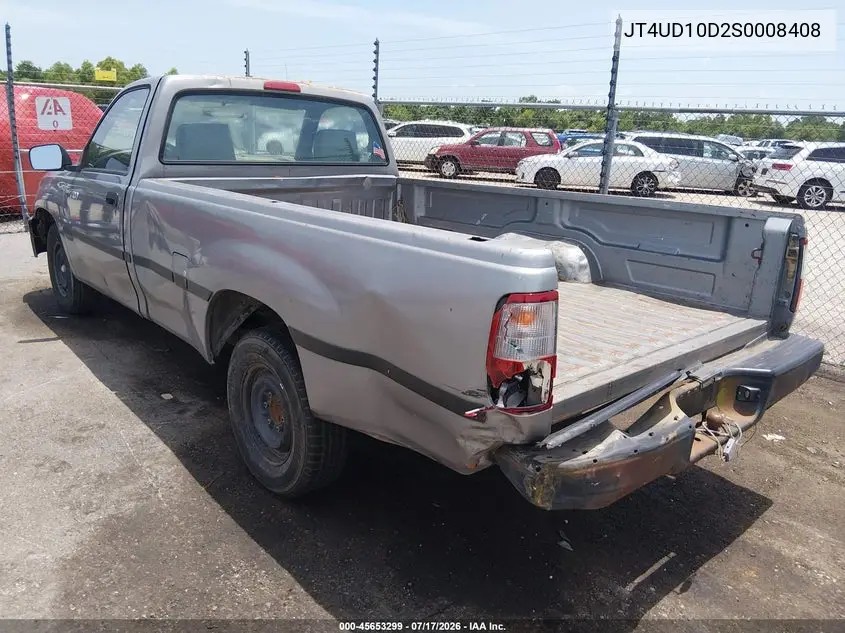 1995 Toyota T100 VIN: JT4UD10D2S0008408 Lot: 45653299