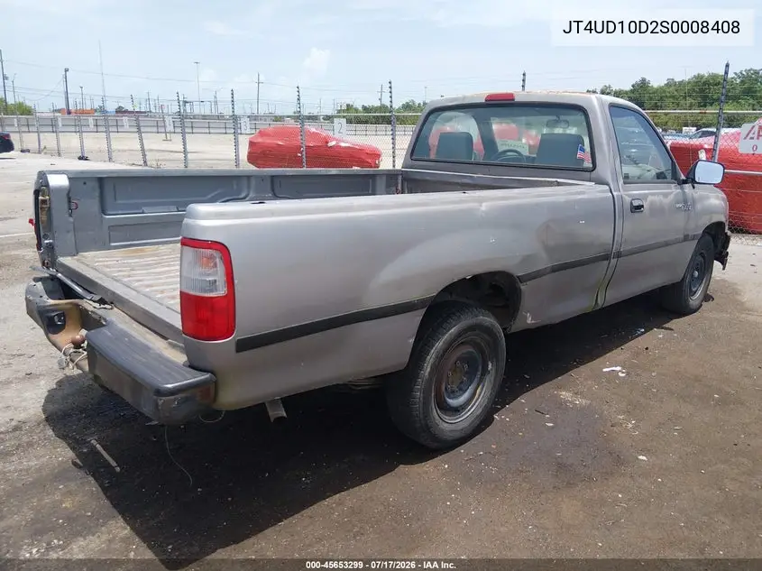 1995 Toyota T100 VIN: JT4UD10D2S0008408 Lot: 45653299