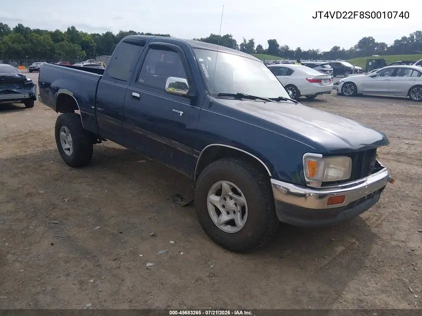 1995 Toyota T100 Xtracab Sr5 VIN: JT4VD22F8S0010740 Lot: 45683265