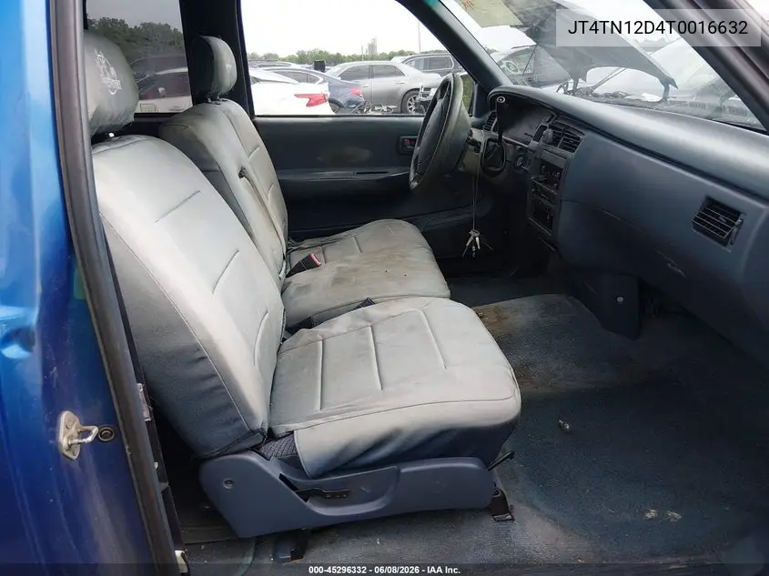 1996 Toyota T100 Xtracab VIN: JT4TN12D4T0016632 Lot: 45296332