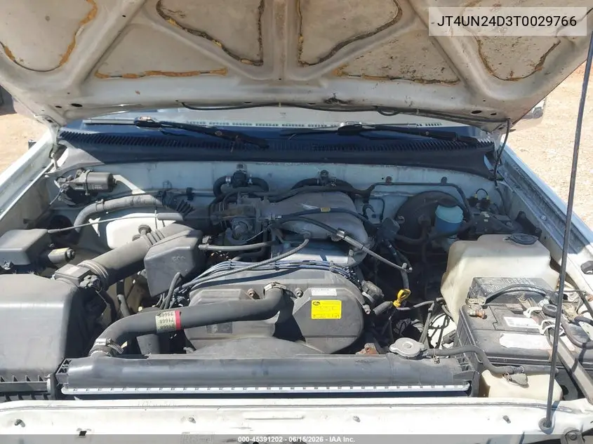 1996 Toyota T100 Xtracab Sr5 VIN: JT4UN24D3T0029766 Lot: 45391202