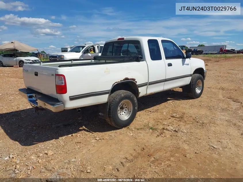 1996 Toyota T100 Xtracab Sr5 VIN: JT4UN24D3T0029766 Lot: 45391202