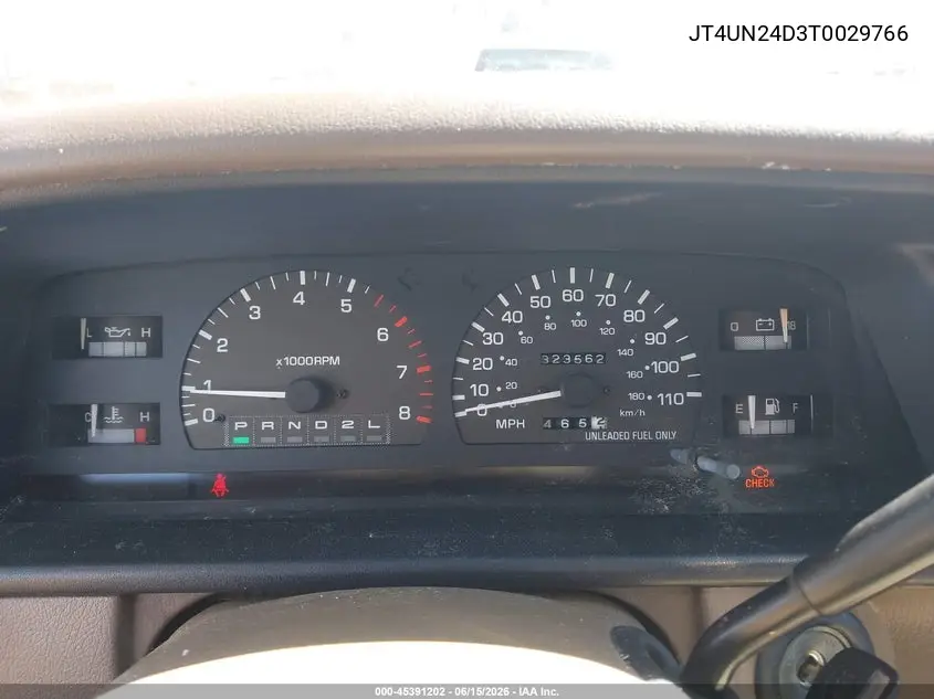 1996 Toyota T100 Xtracab Sr5 VIN: JT4UN24D3T0029766 Lot: 45391202