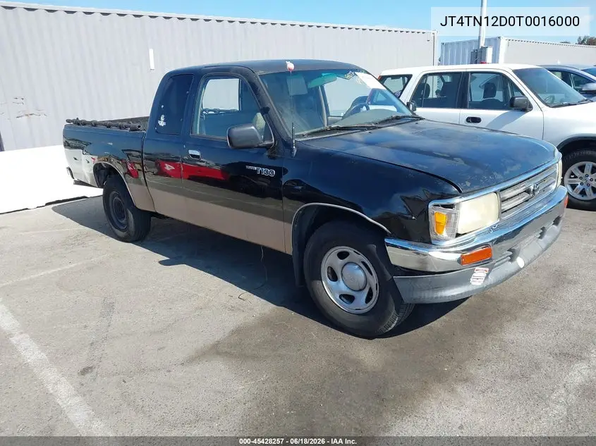 1996 Toyota T100 Xtracab VIN: JT4TN12D0T0016000 Lot: 45428257