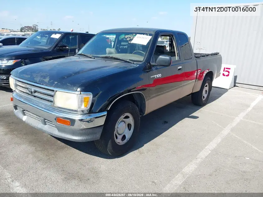 1996 Toyota T100 Xtracab VIN: JT4TN12D0T0016000 Lot: 45428257