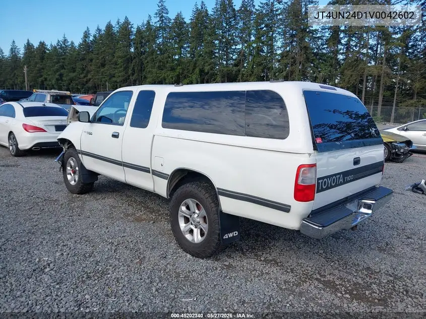 1997 Toyota T100 Sr5 V6 VIN: JT4UN24D1V0042602 Lot: 45202340