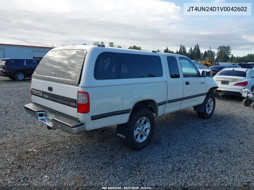 1997 Toyota T100 Sr5 V6 VIN: JT4UN24D1V0042602 Lot: 45202340