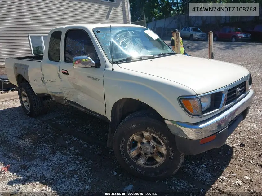 1996 Toyota Tacoma Xtracab Sr5 VIN: 4TAWN74N0TZ108768 Lot: 45443738