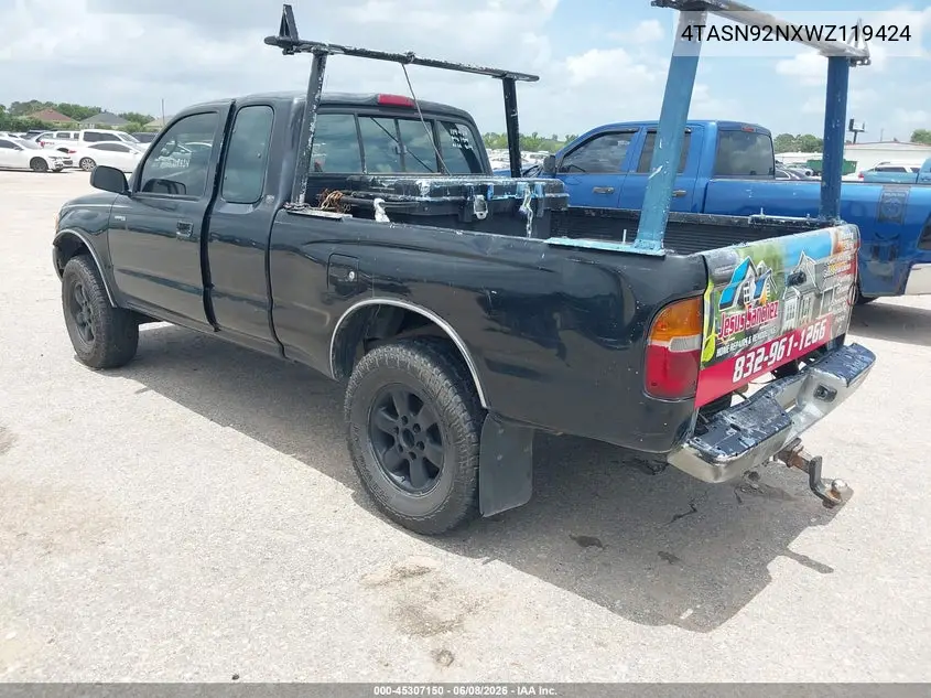4TASN92NXWZ119424 1998 Toyota Tacoma Prerunner V6