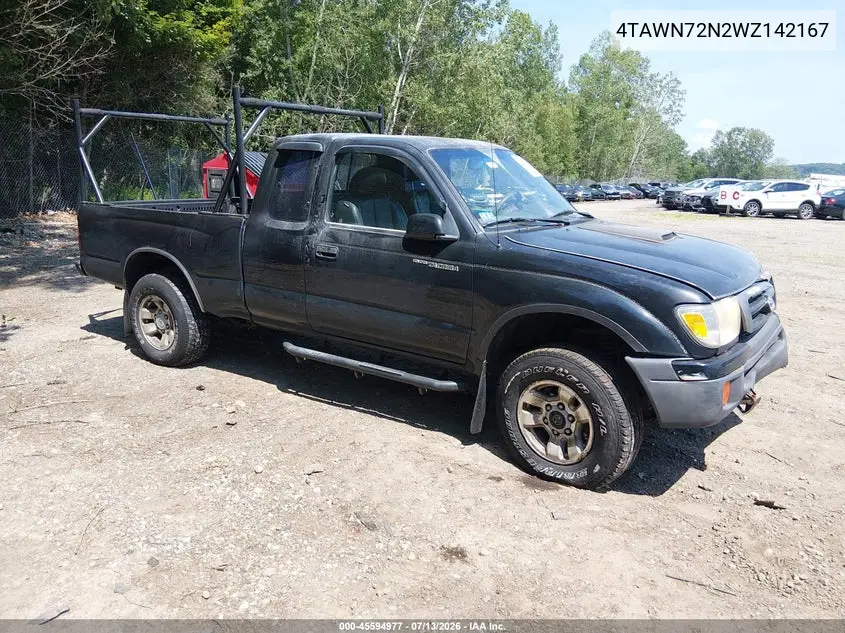 1998 Toyota Tacoma Base V6 VIN: 4TAWN72N2WZ142167 Lot: 45594977