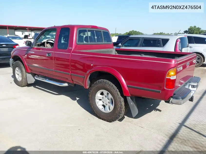 1999 Toyota Tacoma Prerunner VIN: 4TASM92N0XZ476504 Lot: 45678226