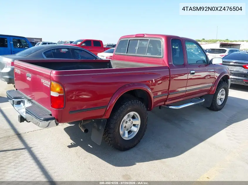 1999 Toyota Tacoma Prerunner VIN: 4TASM92N0XZ476504 Lot: 45678226