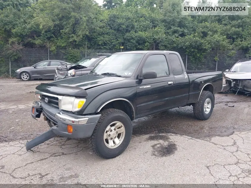 2000 Toyota Tacoma VIN: 5TEWM72N7YZ688204 Lot: 45463611