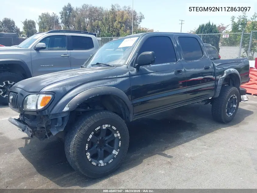 2001 Toyota Tacoma Prerunner VIN: 5TEGM92N11Z863097 Lot: 45457247
