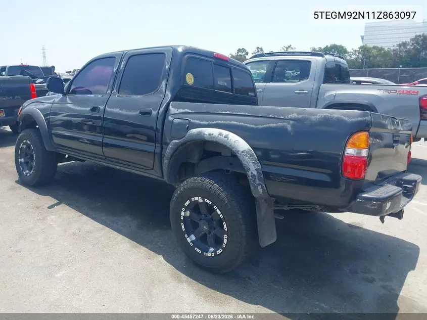 2001 Toyota Tacoma Prerunner VIN: 5TEGM92N11Z863097 Lot: 45457247