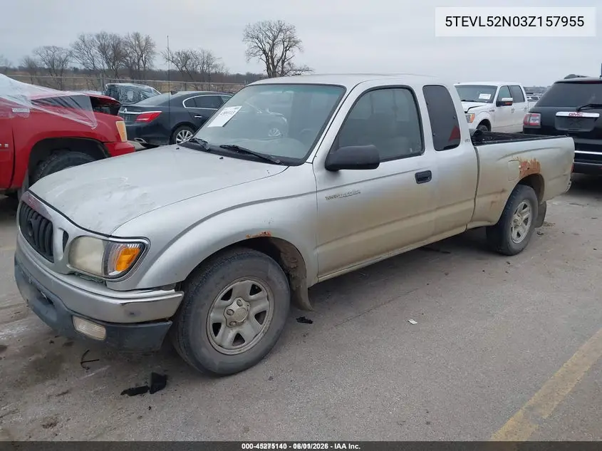 5TEVL52N03Z157955 2003 Toyota Tacoma