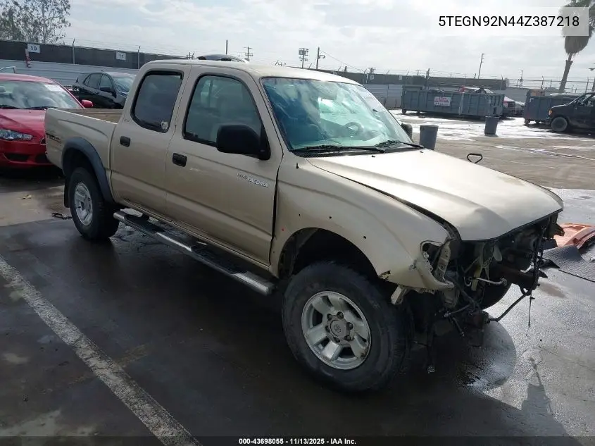 5TEGN92N44Z387218 2004 Toyota Tacoma Prerunner V6