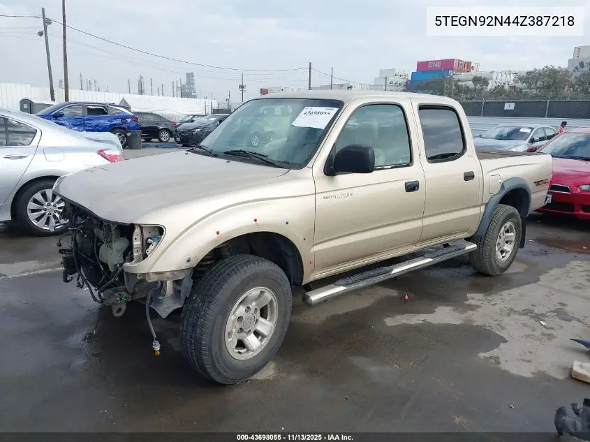 5TEGN92N44Z387218 2004 Toyota Tacoma Prerunner V6