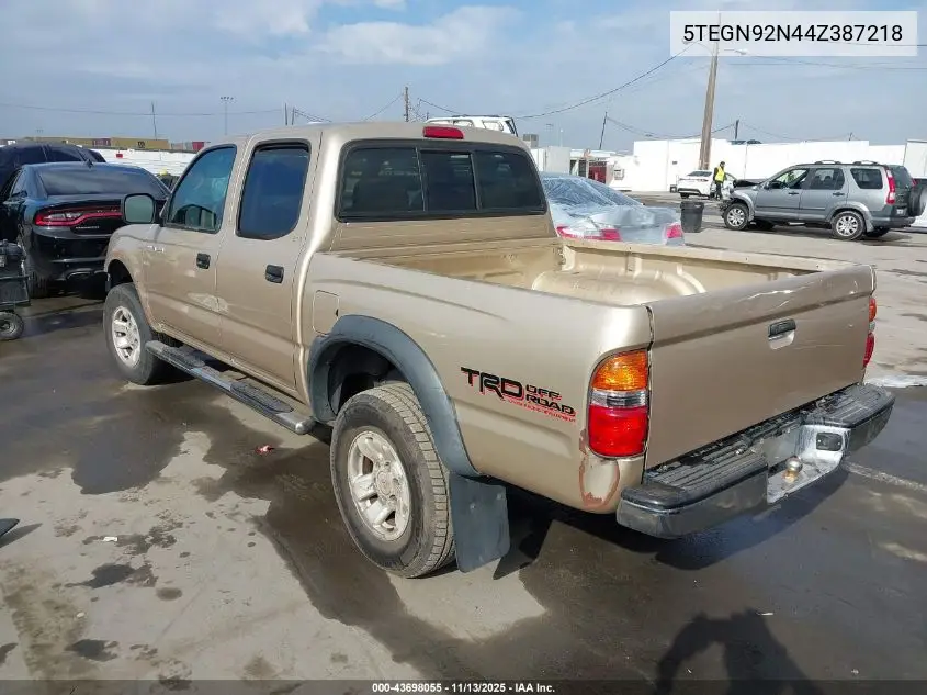 5TEGN92N44Z387218 2004 Toyota Tacoma Prerunner V6