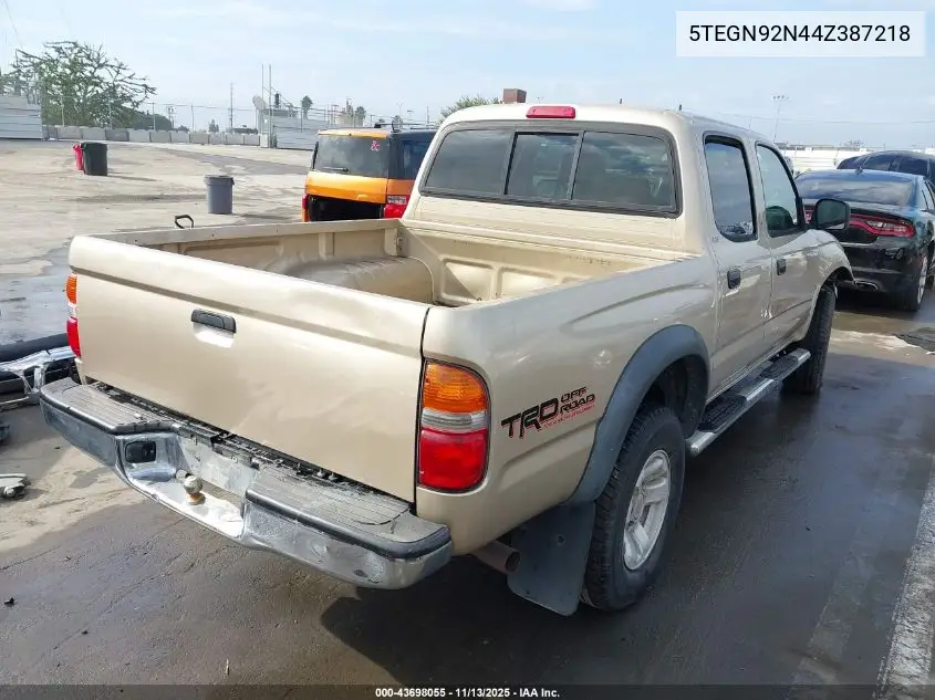 5TEGN92N44Z387218 2004 Toyota Tacoma Prerunner V6